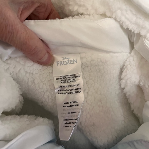 Disney Frozen hooded jacket, girls 6X, NWT - Picture 4 of 7